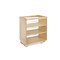 Rev-A-Shelf Maple Veneer, Light Brown, 14 in W, 25.5 in H, 22.5 in D, 22.5 in L, Light Brown 448-BC-14C - alternate 1